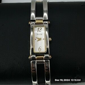 Vintage Bulova two tone watch